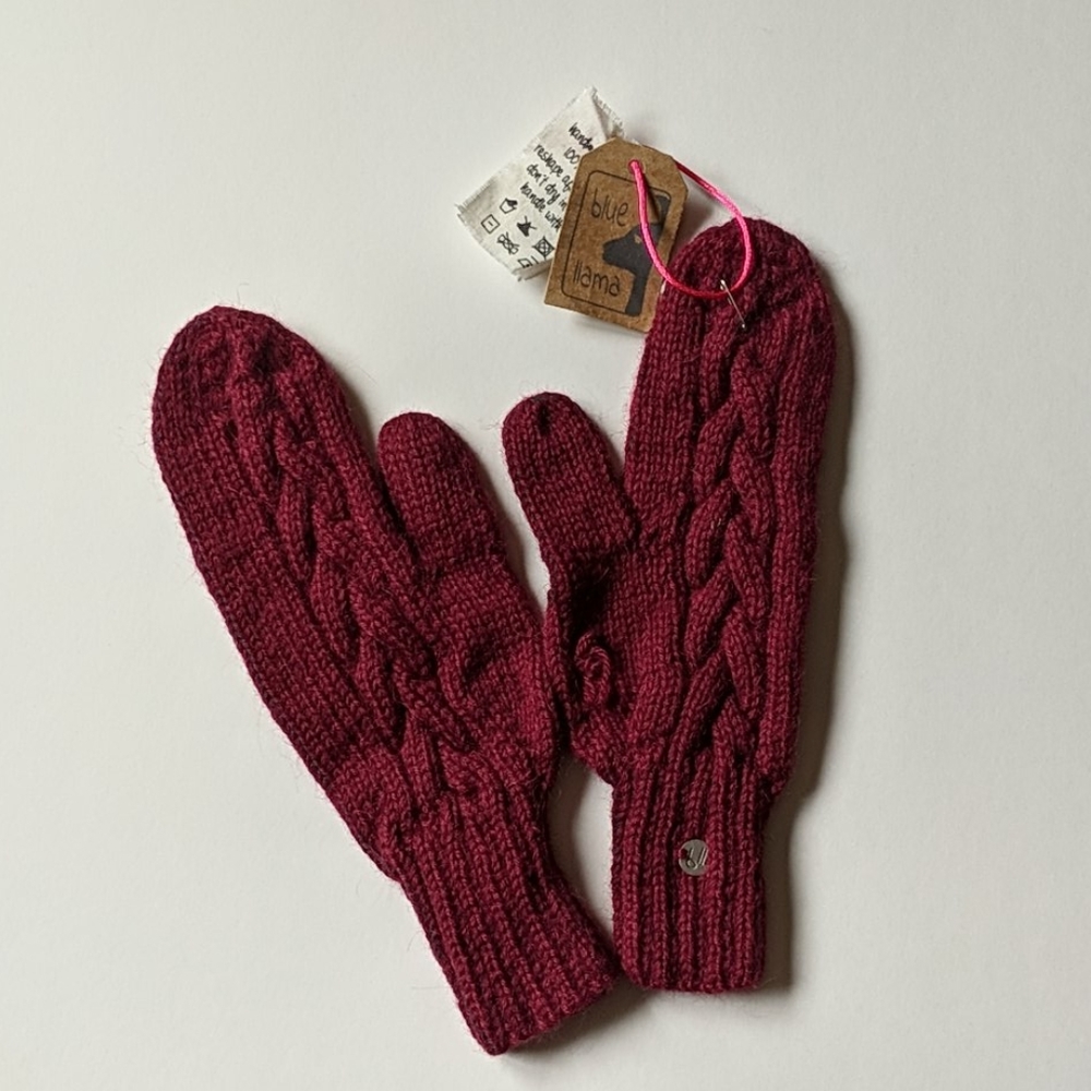 Scotland Alpaca knit mittens
